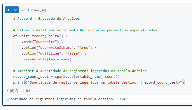 Code executed for step 6