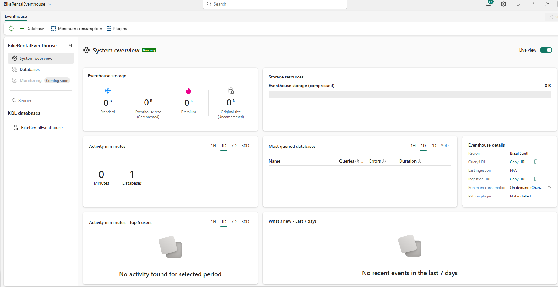 Creating the Eventhouse